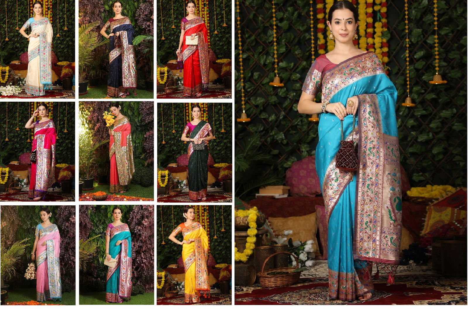 Paithani Srivalli Silk Party Wear Sarees Catalog